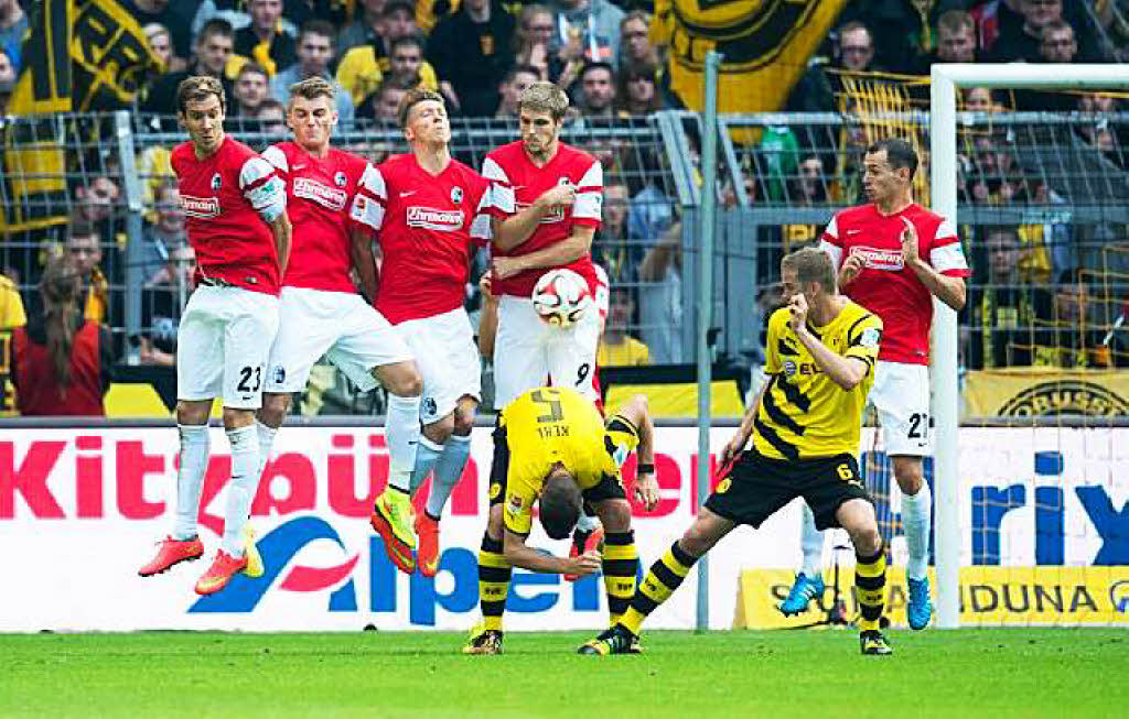 Dortmund war zu stark, vom Sportclub kam zu wenig. 1:3 unterliegen die Freiburger in Dortmund.