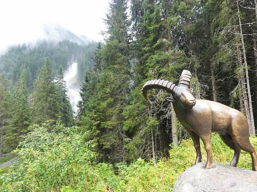 Urlaub in stereich. Aufgenommen bei den Krimmler Wasserfllen, als der Nebel kam.