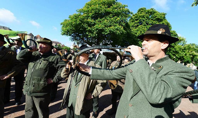 Der Protest der Jger hat sich fr sie wohl ausgezahlt.  | Foto: dpa