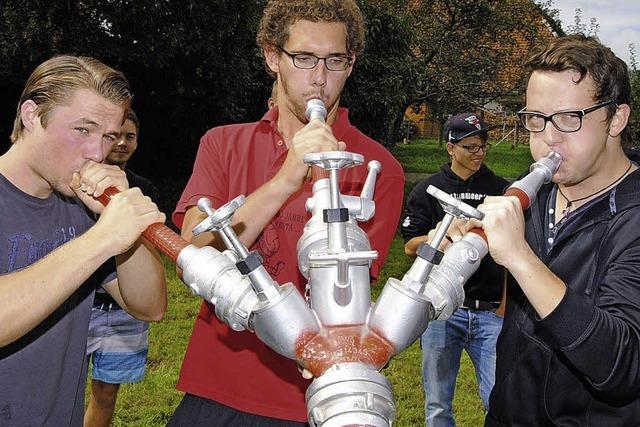 Bei der Gaudi-Olympiade war Teamarbeit gefragt