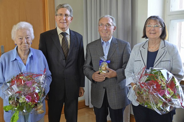 Oberbrgermeister Mller verabschiedet...cher  des Lahrer Stadtseniorenbeirats.  | Foto: CHRISTIAN KRAMBERG