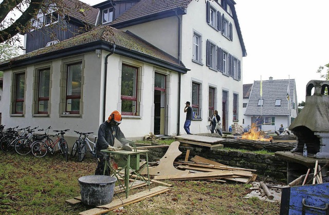 Das Vinzentiushaus in Stetten: Vorbereitung zur Sanierung.   | Foto: zvg