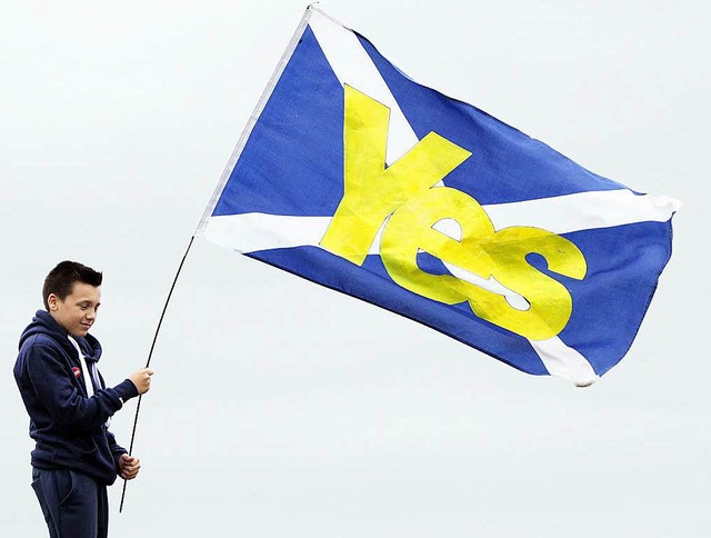 Das Schottland-Referendum am Donnersta...Gegnern der Unabhngigkeit zu werden.   | Foto: dpa