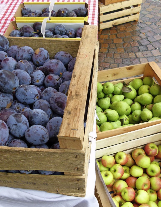 Obst aus der Region: pfel, Zwetschgen, Birnen   | Foto: Privat