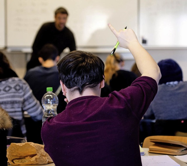 Nicht nur die reine Wissensvermittlung...ig auch einen Sozialarbeiter bekommen.  | Foto: dpa, Sebastian Kahnert