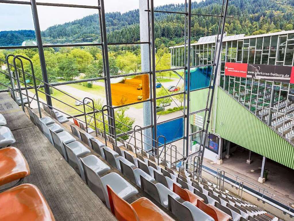 Das Stadion des SC Freiburg als Freiraum.