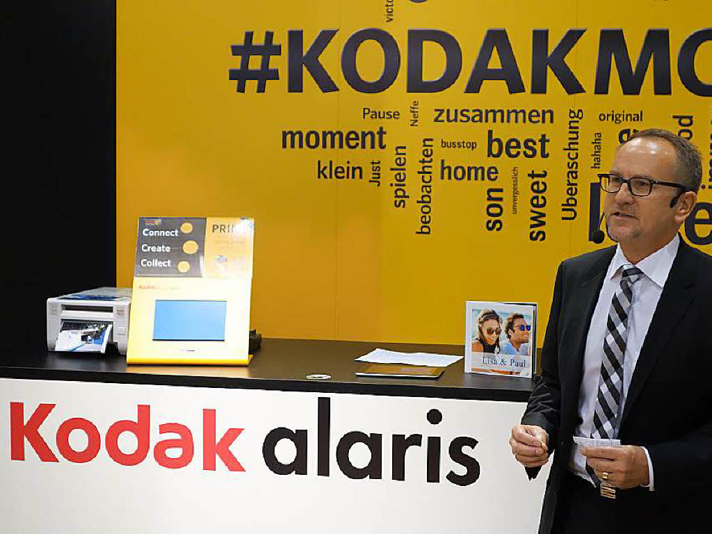 Ralf Gebershagen, ein deutscher CEO, soll’s richten: Kodak stellt sich nach der Pleite neu auf, u.a. mit einfachen Foto-Ausdruckstationen