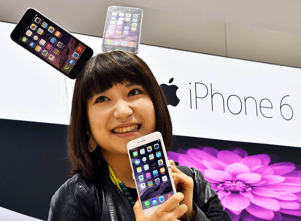 Begeisterung fr das neue iPhone auch in Tokyo