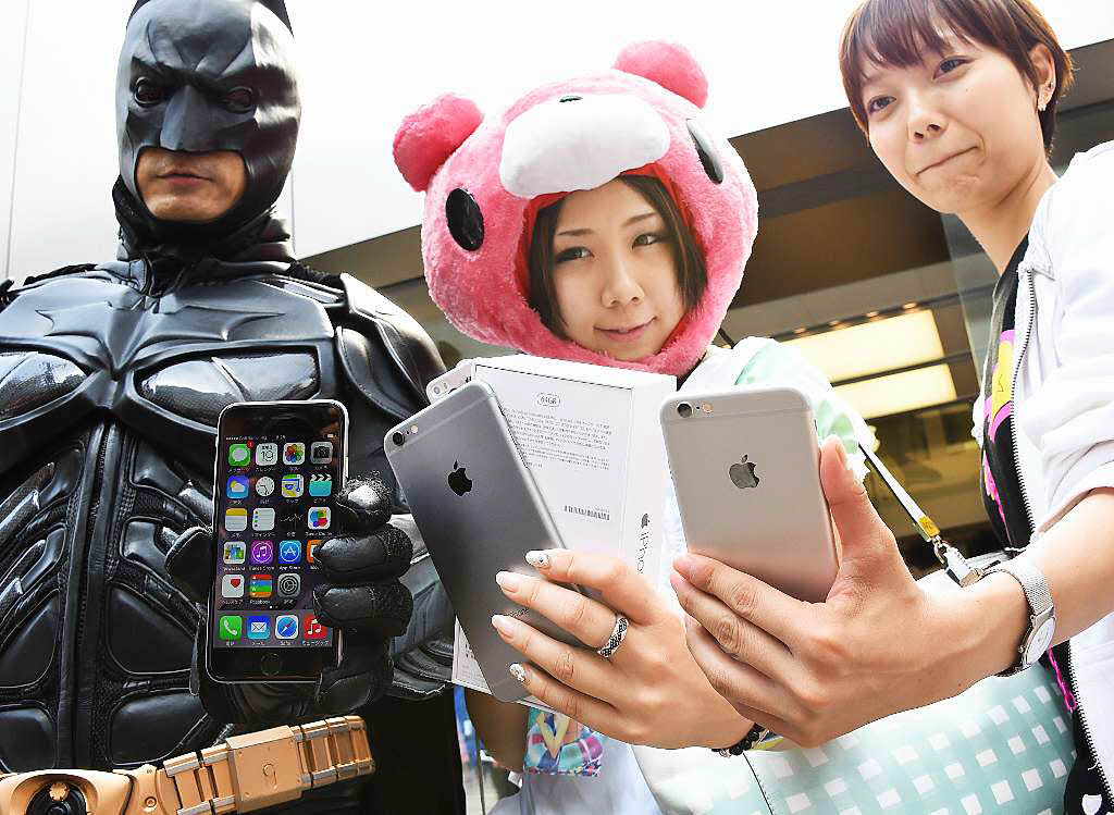 Begeisterung fr das neue iPhone auch in Tokyo
