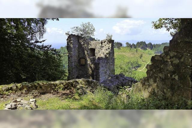 Wandertipp für eine Rundwanderung zur Schwarzenberg-Ruine