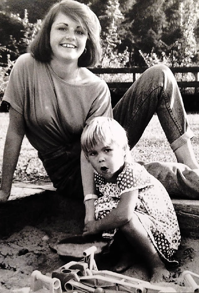 Alison Grant und Carolin Saar (Aufnahme: September 1985)  | Foto: Anselm Buhoff