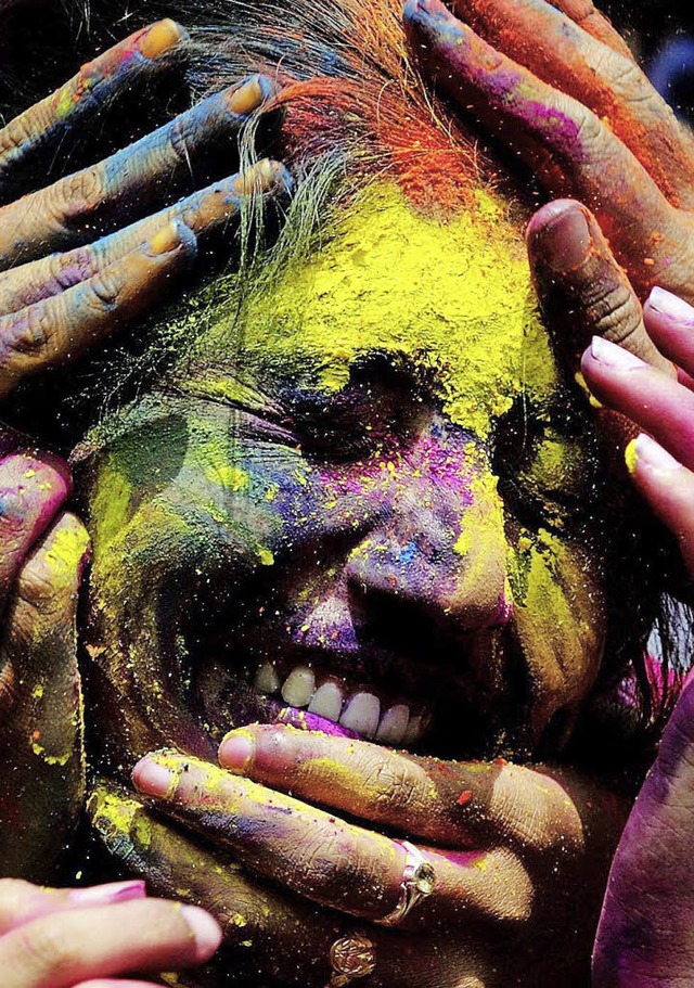 Ist das Gezerre ums geplatzte  Holi-Fest zu Ende?   | Foto: Jagadeesh Nv/dpa