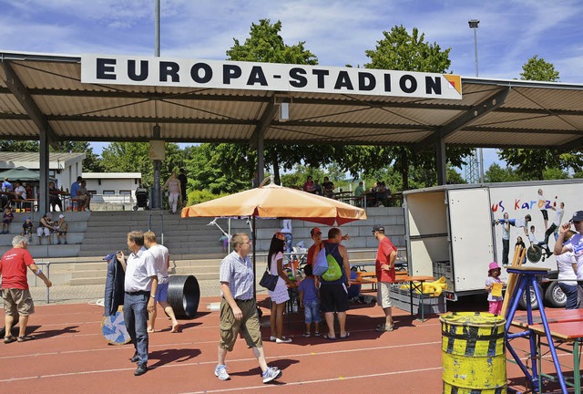 Ums Europa-Stadion dreht sich fast all...ttenkonzept. Es wird zu wenig genutzt.  | Foto: Heinz Vollmar