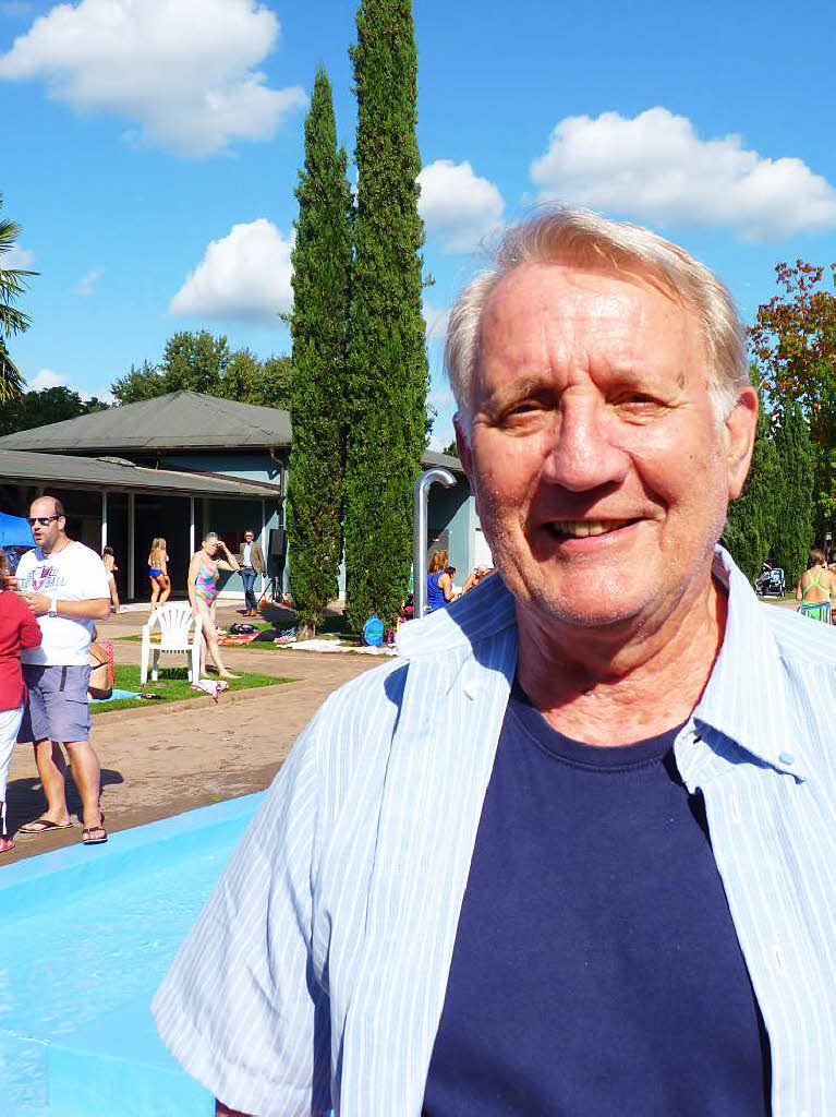 Rudi Zipf erinnert sich gerne an se Sommerliebeleien whrend seiner jugendlichen Stegermattbad-Zeit.