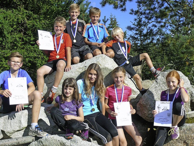 <Text>ber eine Goldmedaille freuten s...Marco Kaiser und Finn Kaiser. </Text>   | Foto: Ute Aschendorf