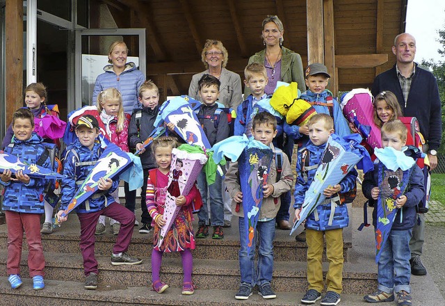 Betreut werden die Erstklssler m von ...lbers und dem kompletten  Lehrerteam.   | Foto: Rittner