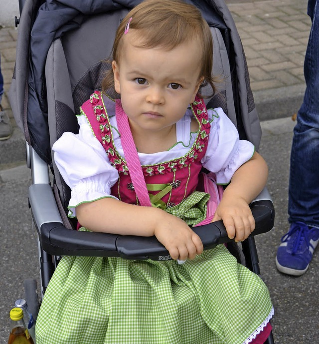 Auch Johanna trgt schon Dirndl.  | Foto: sigrid umiger