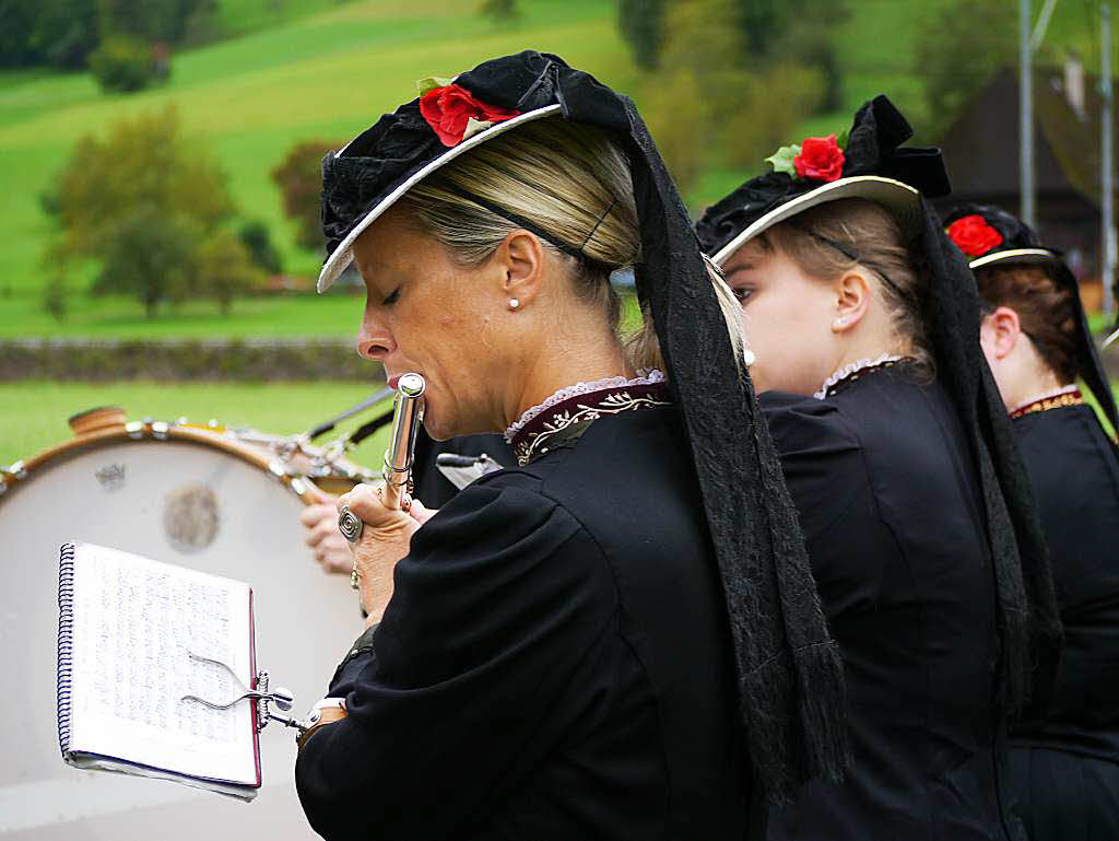 Zahlreiche Trachtenkapellen sorgten optisch und akustisch fr Hhepunkte.