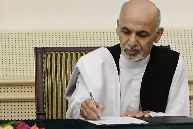 Der Weg ist frei für neuen Präsidenten Aschraf Ghani