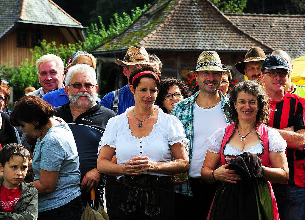 Ein buntes Programm bot die Trachtenkapelle den Besuchern des Almabtriebs in Simonswald.