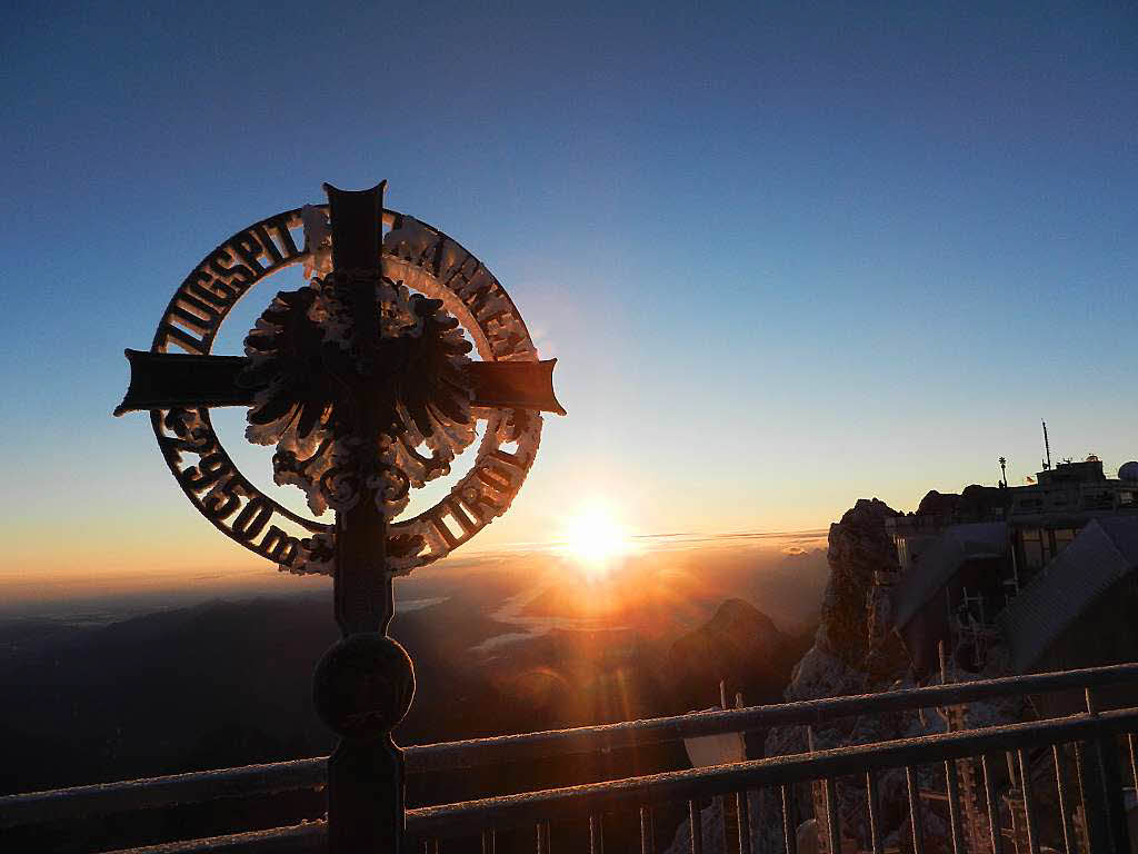 Sonnenaufgang, Zugspitze