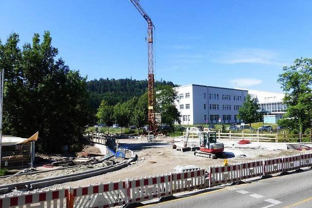 Ende der Baustelle an der Hohbergbrcke in Lahr ist in Sicht