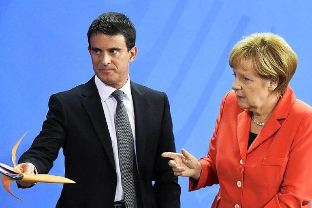 Frankreichs Premier Valls tritt in Berlin selbstbewusst auf