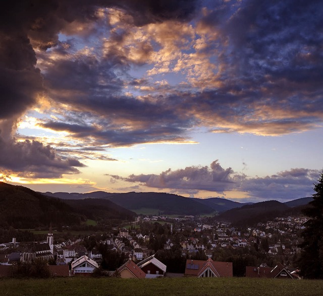Solobild Sonnenuntergang Titisee-Neustatdt  | Foto: Philippe Thines