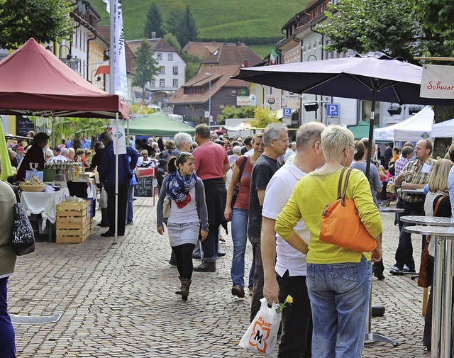 Die Marktstnde bieten beim Todtnauer ...ion des Naturparks Sdschwarzwald an.   | Foto: ZVG