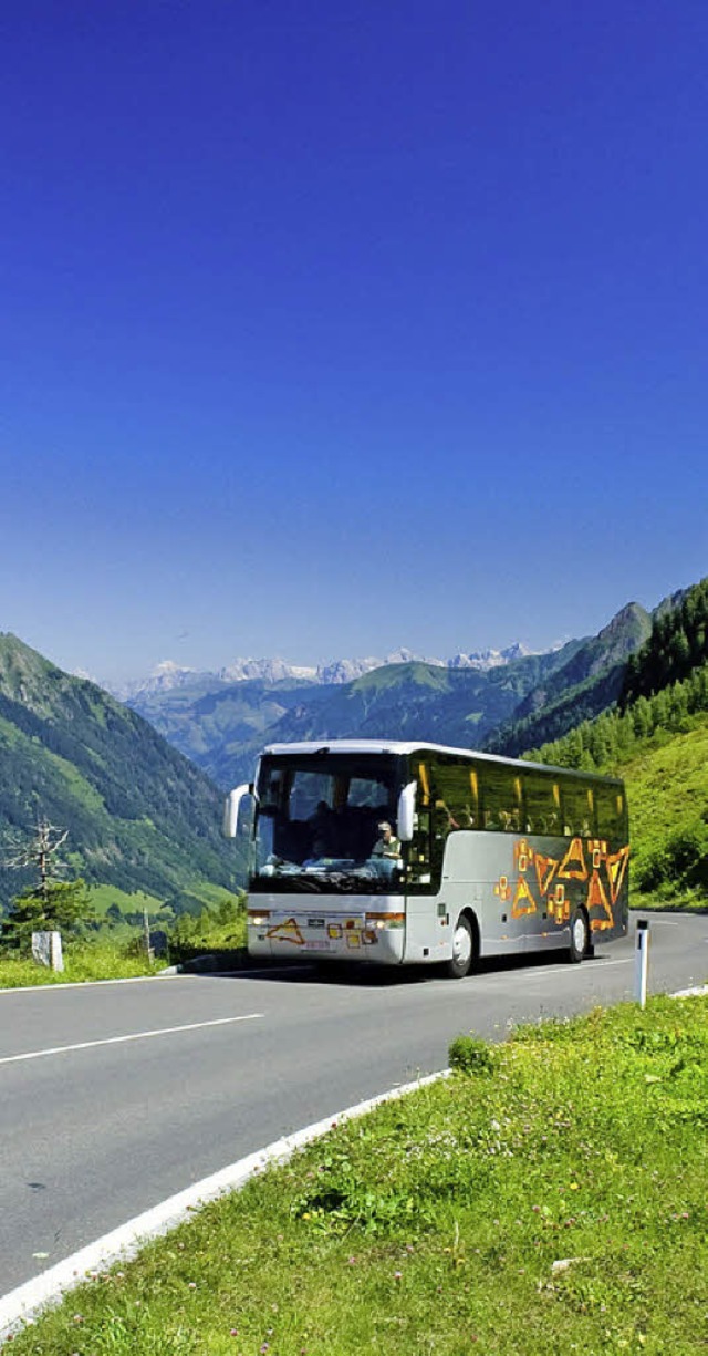Gute Aussichten: Reisen mit dem Bus in die Alpen sind beliebt.   | Foto: fotolia.com/xalanx