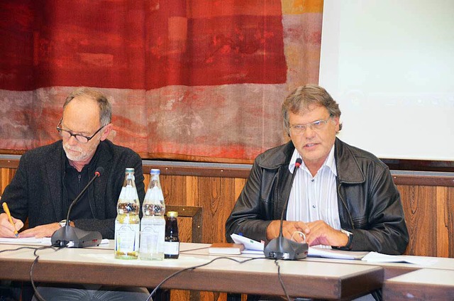 Ernst Niepmann (links), Leiter der Lin...hael Weber, Leiter der Brenfelsschule  | Foto: Ralf H. Dorweiler