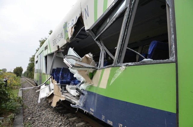 Bei dem Zugunglck in Ihringen kam ein...e der Breisgau-S-Bahn wurden verletzt.  | Foto: Felix Held