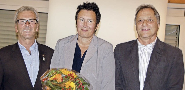 Aus dem Reuter Gemeinderat verabschied...itzenhofer, Monika Franz und Rudi Ruf.  | Foto: pA GRTTINGERz