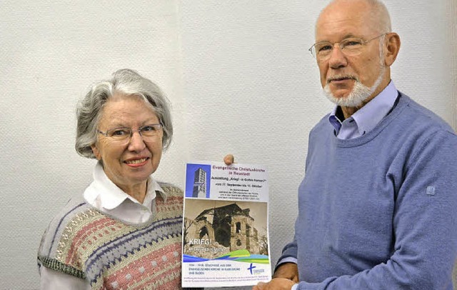 Mechthild Gunkel und Wolf Brodauf hoffen auf Interesse an der Ausstellung.   | Foto: annemarie zwick