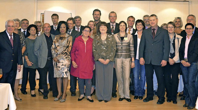 Die Bonndorfer Rotarier und ihre Gste...s Clubs und seine vielen Aktivitten.   | Foto: privat