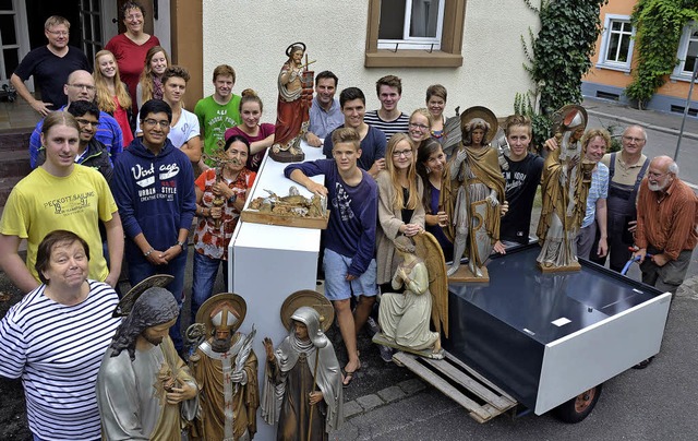 Am Ende der Rumung und des Umzugs des...neuen Platz in einer Kirche in Polen.   | Foto: Nikolaus Trenz