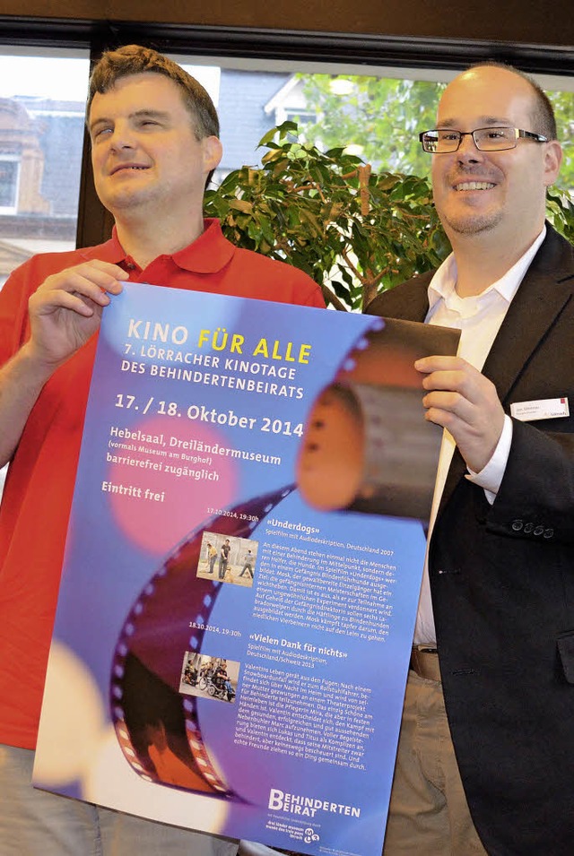 Kino fr alle bietet der Behindertenbe...Jan Wenner (Fachbereich Brgerdienst).  | Foto: wik