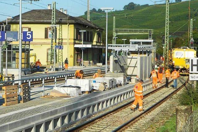 Die Bahn wird fertig