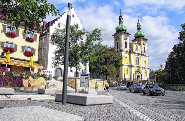 Der neu gestaltete Lammplatz soll zentraler Festivalplatz werden.   | Foto: Vollmer