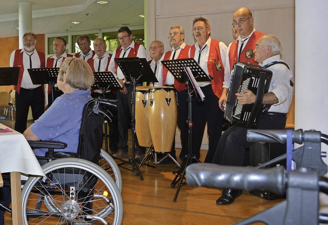 Herbstfest feierte das bestens bewerte..., hier die Vierteleschlozer aus Wehr.   | Foto: Danielle Hirschberger