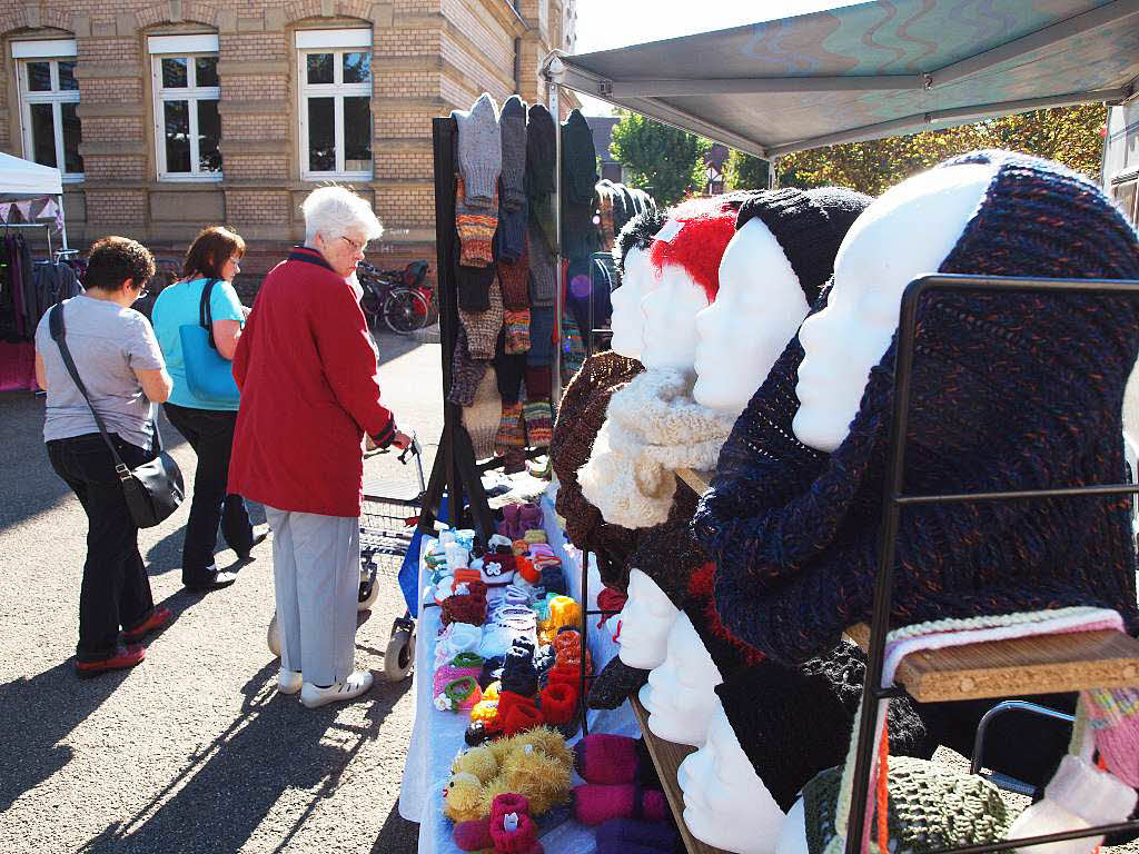 Gestricktes gab es aus dem ganzen Sdwesten.