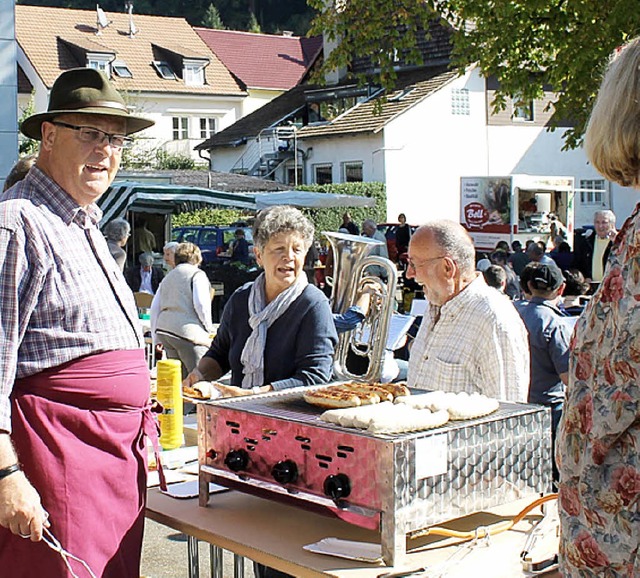 Beim Marktfest in Grenzach   | Foto: Albert Greiner