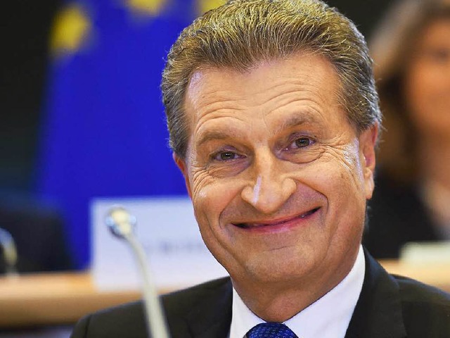 Gnther Oettinger hat eine Meinung zum Nacktfoto-Skandal.  | Foto: AFP