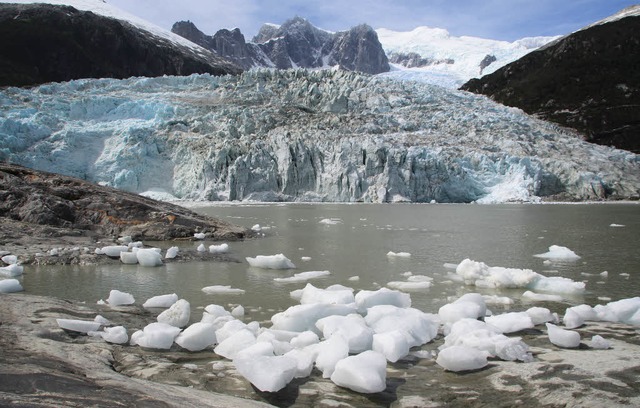 Eine faszinierende wie  unzugngliche ... Pia-Gletscher im Westen von Feuerland  | Foto: Winfried Schumacher
