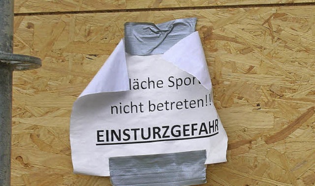 Der Prozess um den Schadensersatz fr die Hermann-Gnth-Halle zieht sich hin.    | Foto: Jahn