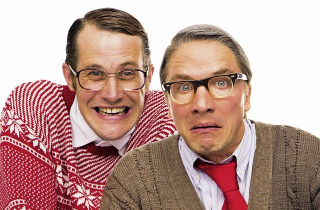 Dirk Zimmer und Markus Kirschbaum als ...m: Das Publikum zum Lachen zu bringen.  | Foto: Promo