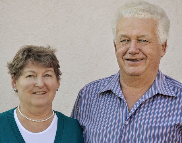 Marie und Willi Oestreicher feiern den...t 50 Jahren: Es ist ihr Hochzeitstag.   | Foto: Jrgen Schneider