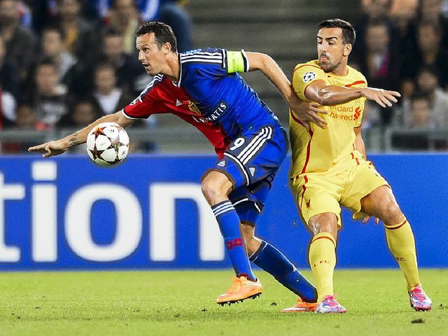 Marco Streller traf fr den FC Basel zum 1:0.  | Foto: AFP