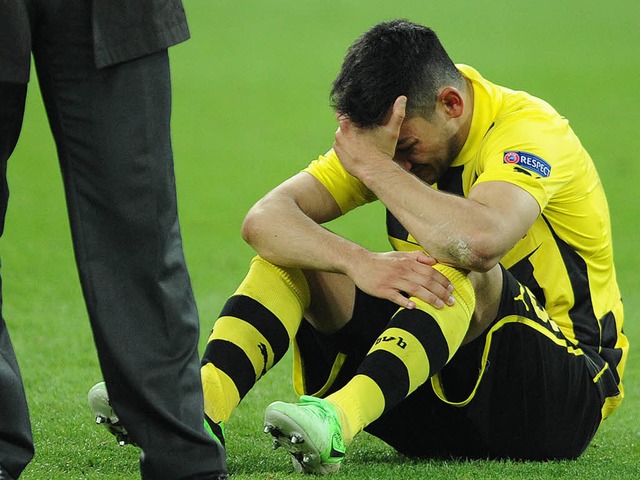 Prominentes Opfer: Ilkay Gndogan von Borussia Dortmund  | Foto: usage Germany only, Verwendung nur in Deutschland