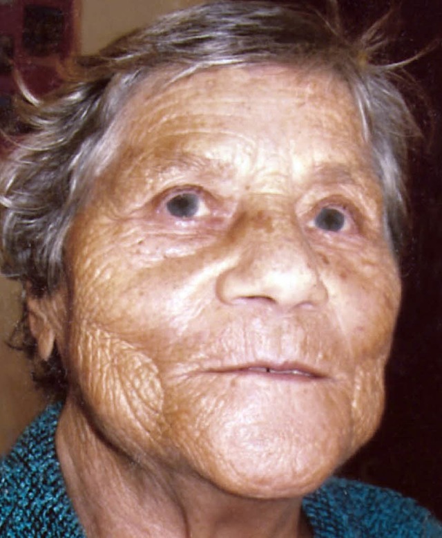 Elise Sandhaas,  die lteste Einwohner...Wittenweier, wird morgen 95 Jahre alt.  | Foto: Privat